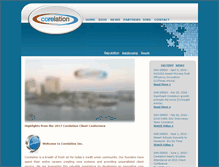 Tablet Screenshot of corelationinc.com